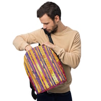 Image 1 of Minimalist Backpack sith floral