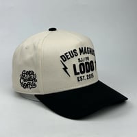 Image 4 of White&Bkack Deus Magnus Cap