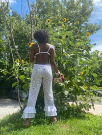 Image 4 of Eyelet Ribbon Bikini top