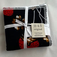 Strawberry Ankara Posh Flannel