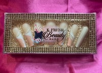 Image 1 of Nails - Long Luxury (Nude Design)