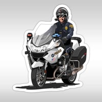 LAPD Motor unit sticker 