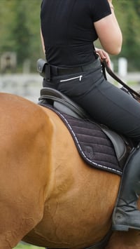 Image 1 of Leather Equestrian Belt Bag 