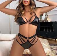 Image 1 of Leather 2 Piece set 
