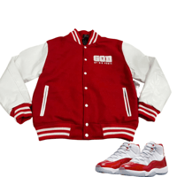 Image 1 of God My Big Homie|Letterman Jacket