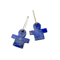 Image 2 of Lapis Earrings No. 3