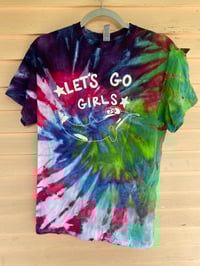 Image 2 of MEDIUM Let's Go Girls Tie Dye Shirt I2