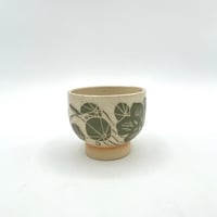 Image 2 of mini bowl, celadon nasturtium