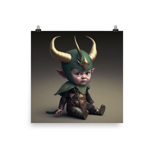 Image of Marvel Babies - Loki | Photo paper poster