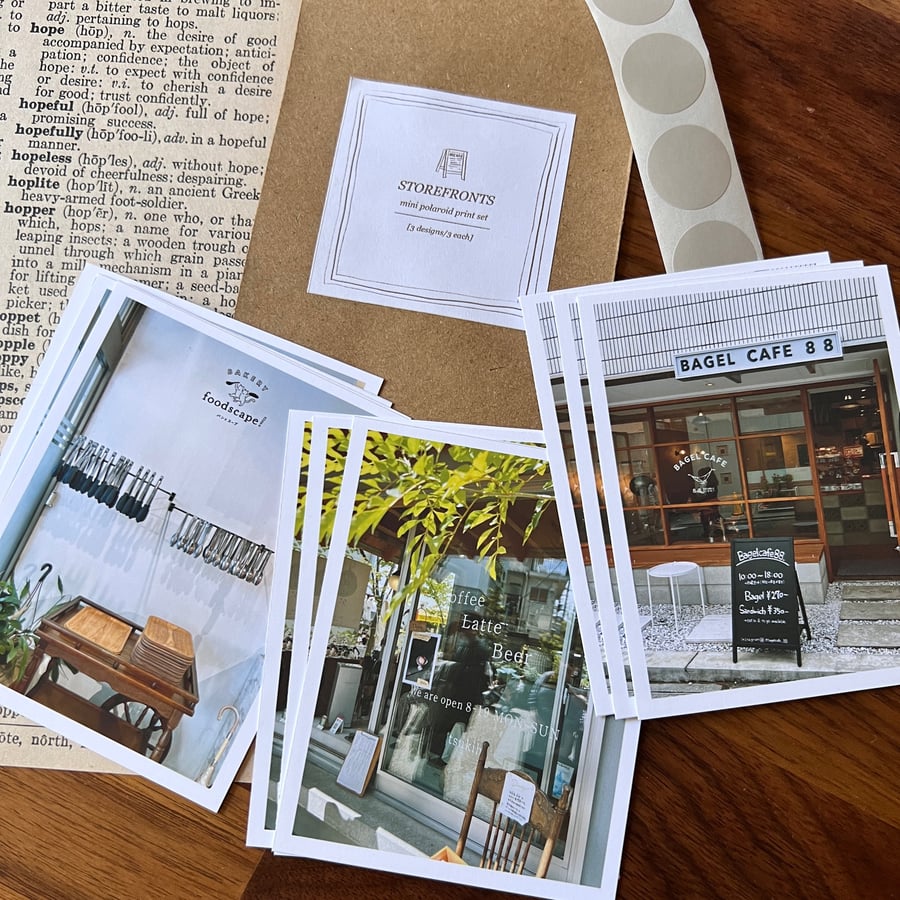 Image of 'Storefronts' Mini Polaroid Print Pack
