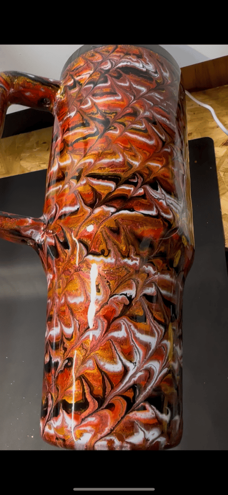 Image of 40oz peekadoodle orange brown 