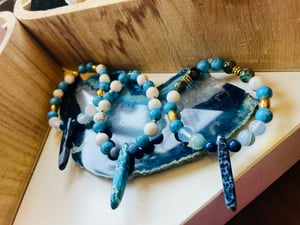 Image of Blue agate bracelet 