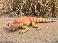 Image 4 of Bearded Dragon With Choice of Eye Color - 3D Printed Flexi Lizard