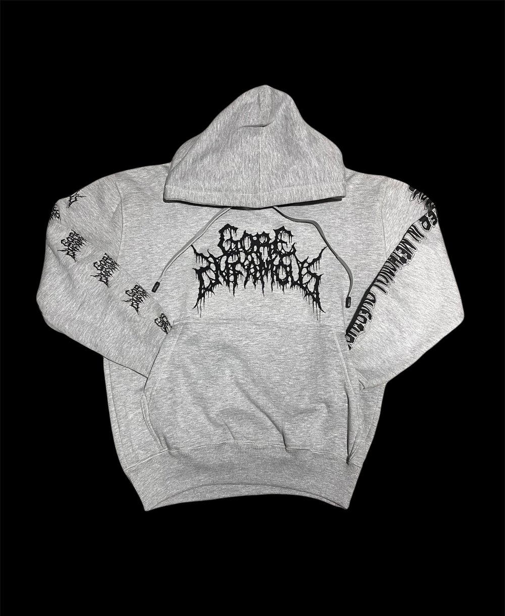 Gore Infamous - Grey Hoodies
