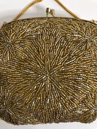Image 5 of Gold Beaded Wristlet Purse