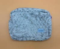 Image 3 of Hand-Dyed Quilted Toiletry Bag | Eco-Friendly Travel Pouch | Soft Zipper Pouch for Essentials