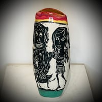 Image 1 of “Sasquatch” .Porcelain vase 