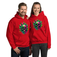 Image 5 of Weed Skull 2 Unisex Hoodie