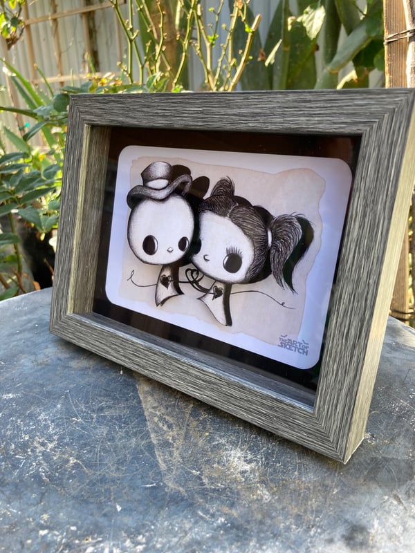 Image of "Love On A String" Shadow Box