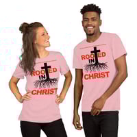 Image 8 of Rooted In Christ Light Unisex t-shirt