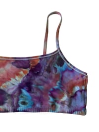 Image 4 of L (38) Bralette in Bold Radial Ice Dye