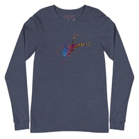 Image 19 of Long Sleeve Tee (Adult M/F) - Spider Rainbow Glow