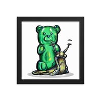 Image 2 of Framed Gummybear SNART photo paper poster