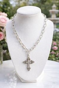 Image 2 of Faith Focused Cross Necklace 