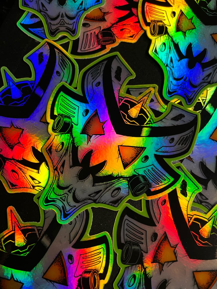 Image 3 of Sticker Crackbot Holografic 