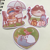 Image 3 of Ghibli Cat Stickers