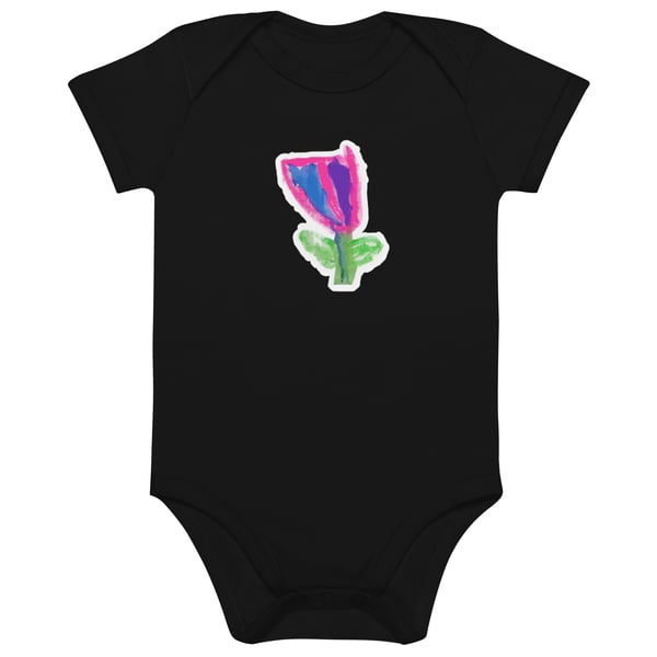 Image of Tulip Organic cotton baby bodysuit