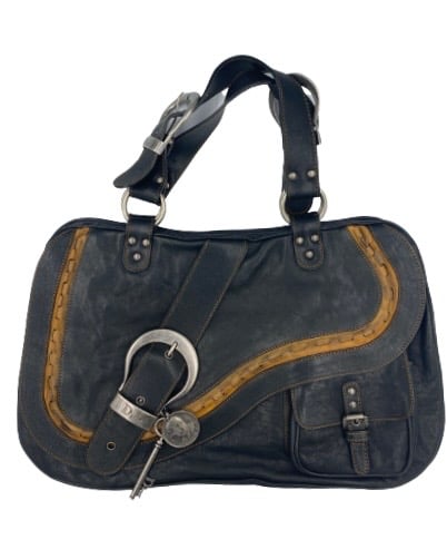 Image of Dior - Gaucho Bag Black