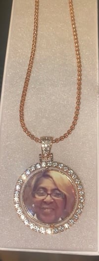Image 1 of Personalized Picture Necklace