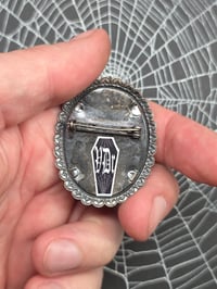 Image 4 of Vintage Brooches-  1940s engravings page & preserved spider webs - 8