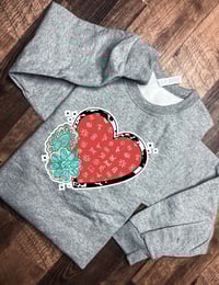 Branded Cowprint Hearts