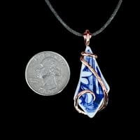Image 2 of Sea Pottery w/ Copper Wrap (#38)