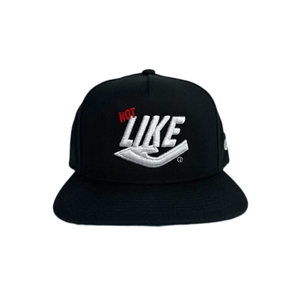 Image of “NOT LIKE” SnapBack Hat Black