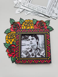 Image 3 of Floral Frame Metal Diecut 