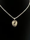 Larger Steal your face in Sterling silver 