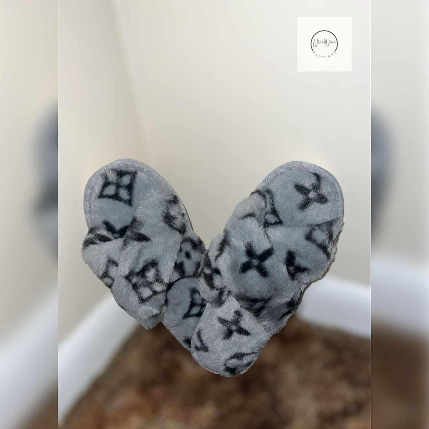 Image of Kriss Kross Slippers (GRAY)