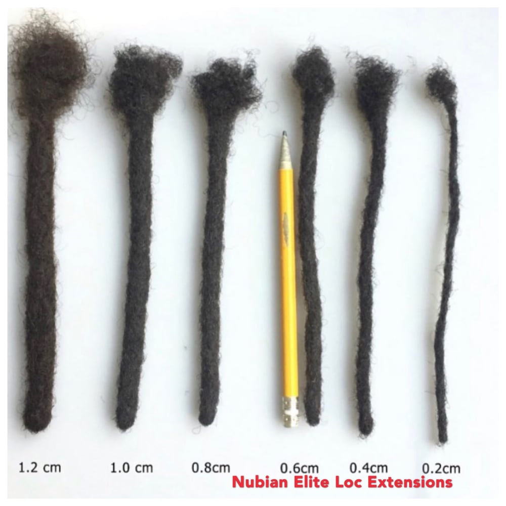 Image of Human hair Loc Extensions 