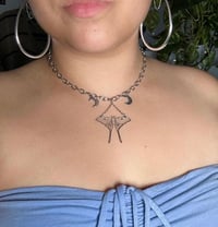 Image 3 of Luna Moth Chain Necklace