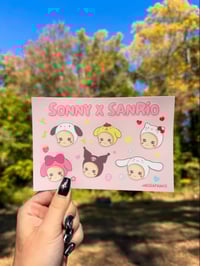 Sonny x Sanrio sticker sheet 