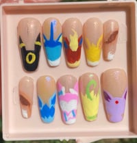 Image 1 of Every Eeveelution Press On Nails