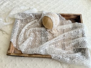 Image of sheer lacey layer set