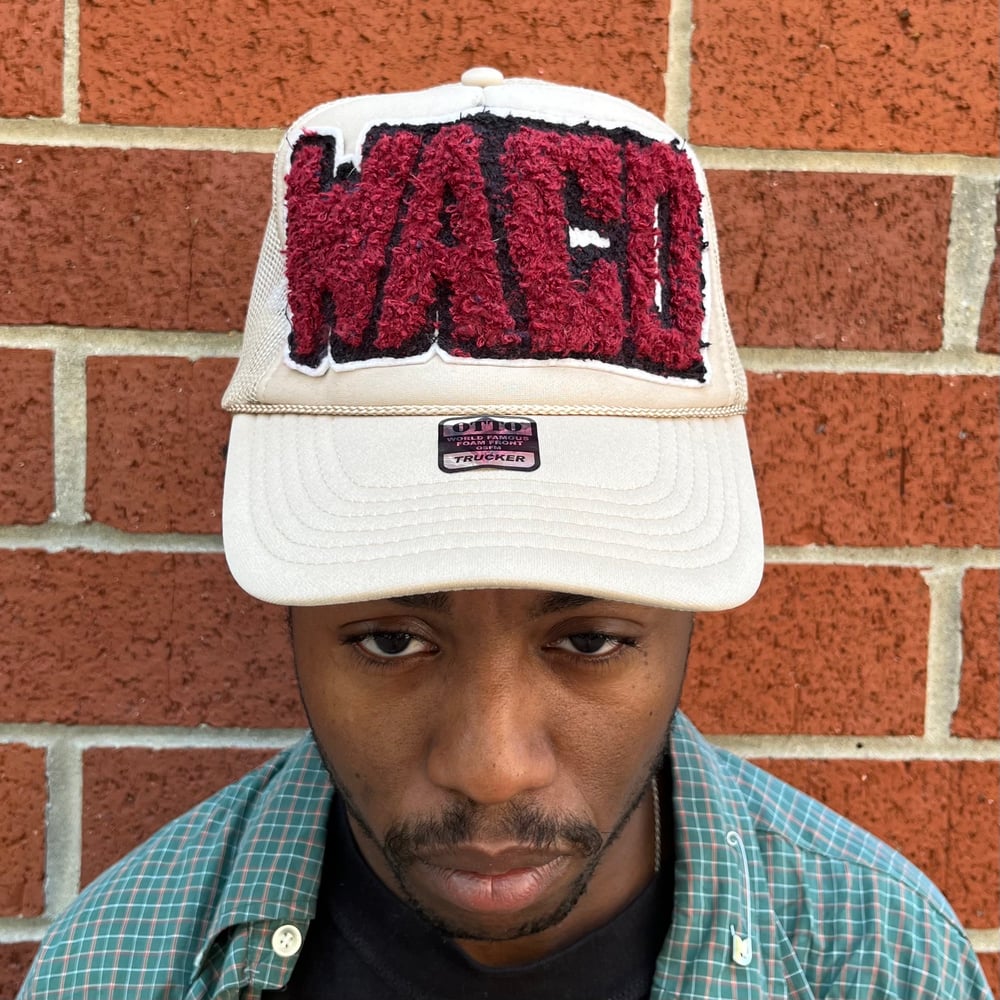 Image of Chainstitch Patch Trucker Hat "WACO"