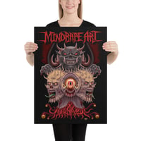 Image 1 of Mindrape Art - Duality and Decay Poster by Mark Cooper Art