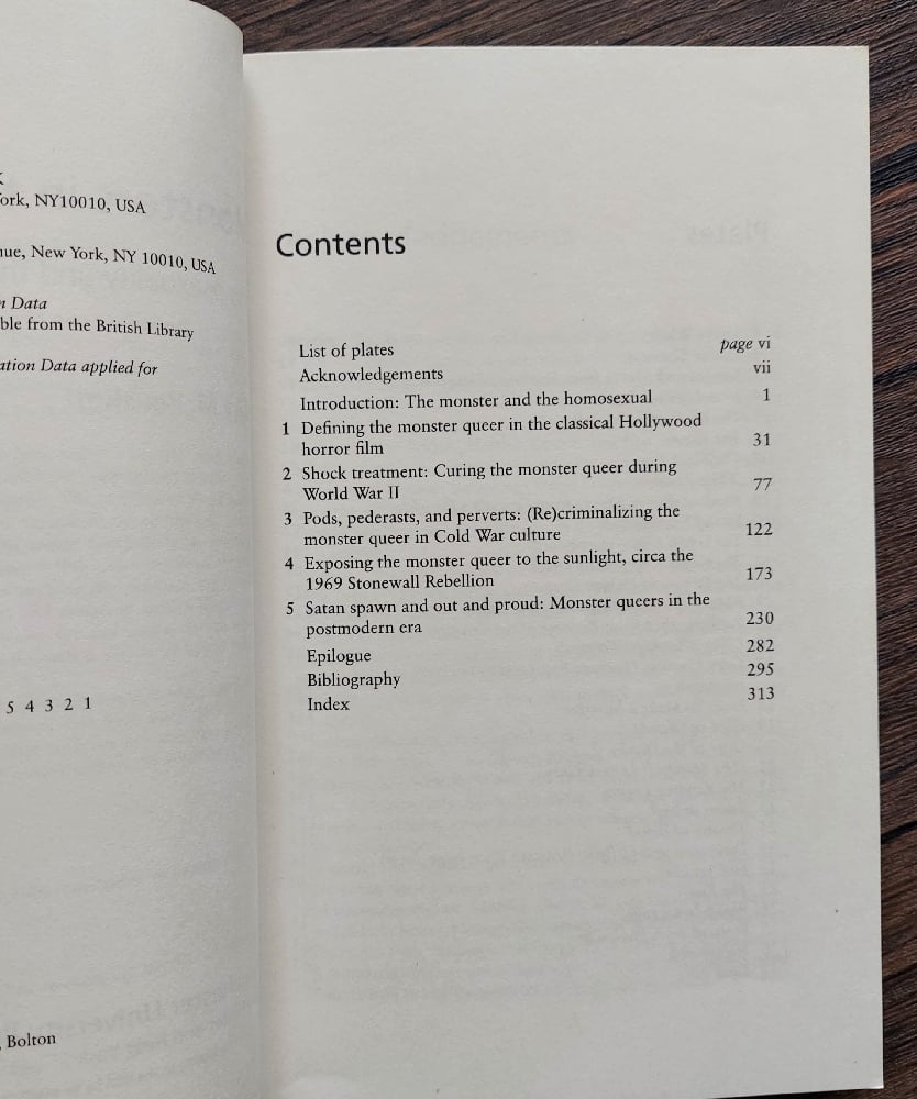 Monsters in the Closet: Homosexuality and the Horror Film, by Harry Benshoff