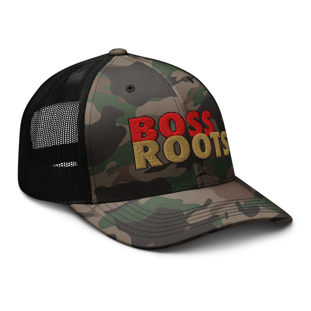 NEW! Camouflage embroidered trucker hat
