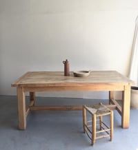 Image 1 of Authentique table de ferme 